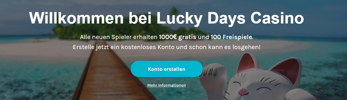 Lucky Days Casino Bonus