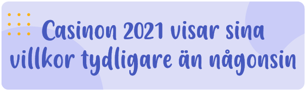 text casino 2021 visar sina villkor