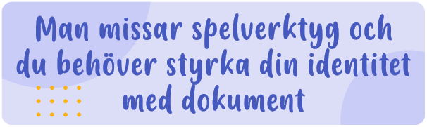 det finns inga spelverktyg