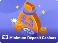 min £3 deposit casino page icon