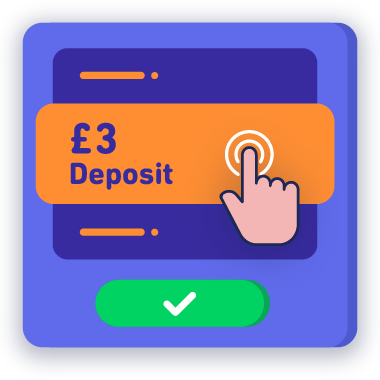 Depositing at a £3 casino